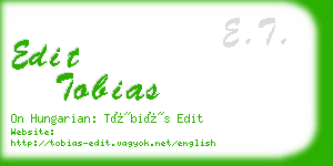 edit tobias business card